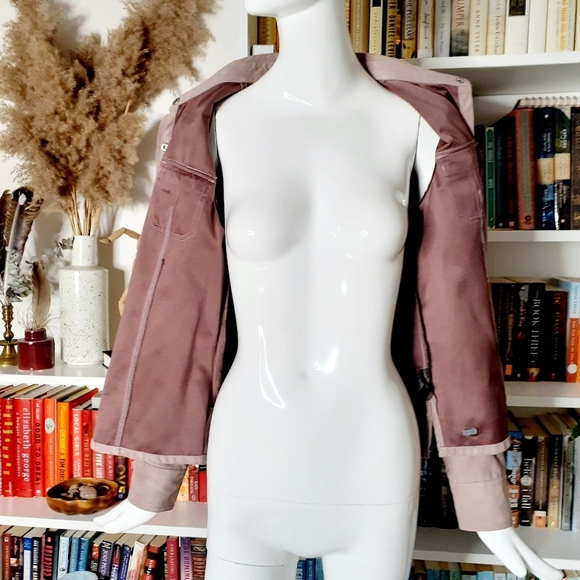 Point Zero Nicole Benisti Women's Silver Button Long Sleeve Pocket Tops P1908 - Picture 6 of 13